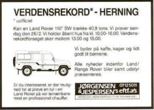 land rover verdensrecord